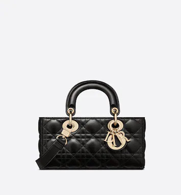 Small Lady D-Joy Bag Black Cannage Lambskin | DIOR | Dior Couture