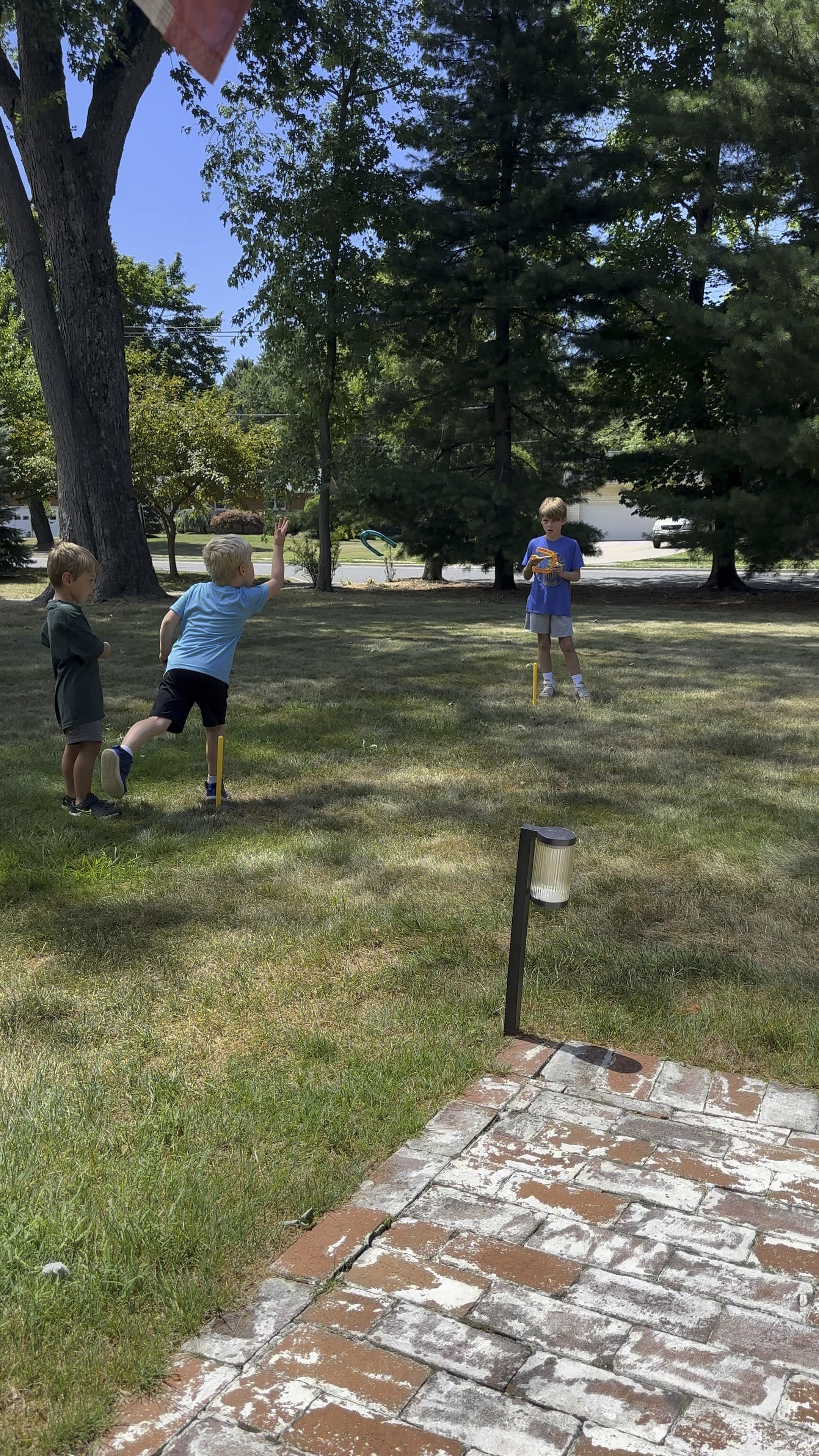 Kids horseshoe and ring toss game provides loads of family fun and team building. Jk, I muted it bc my kids were all fighting and being super competitive. Still killing some time tho! 

#LTKKids #LTKSummerSales #LTKSeasonal