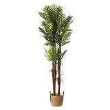 VECELO Artificial Fake Plants 6 Feet Palm Silk Tree for Office, Indoor/Outdoor Home Decorations, Gre | Amazon (US)
