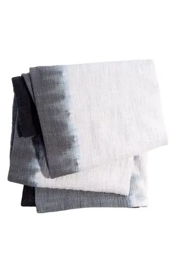 John Robshaw Maneka Dip Dye Throw Blanket, Size One Size - Grey | Nordstrom