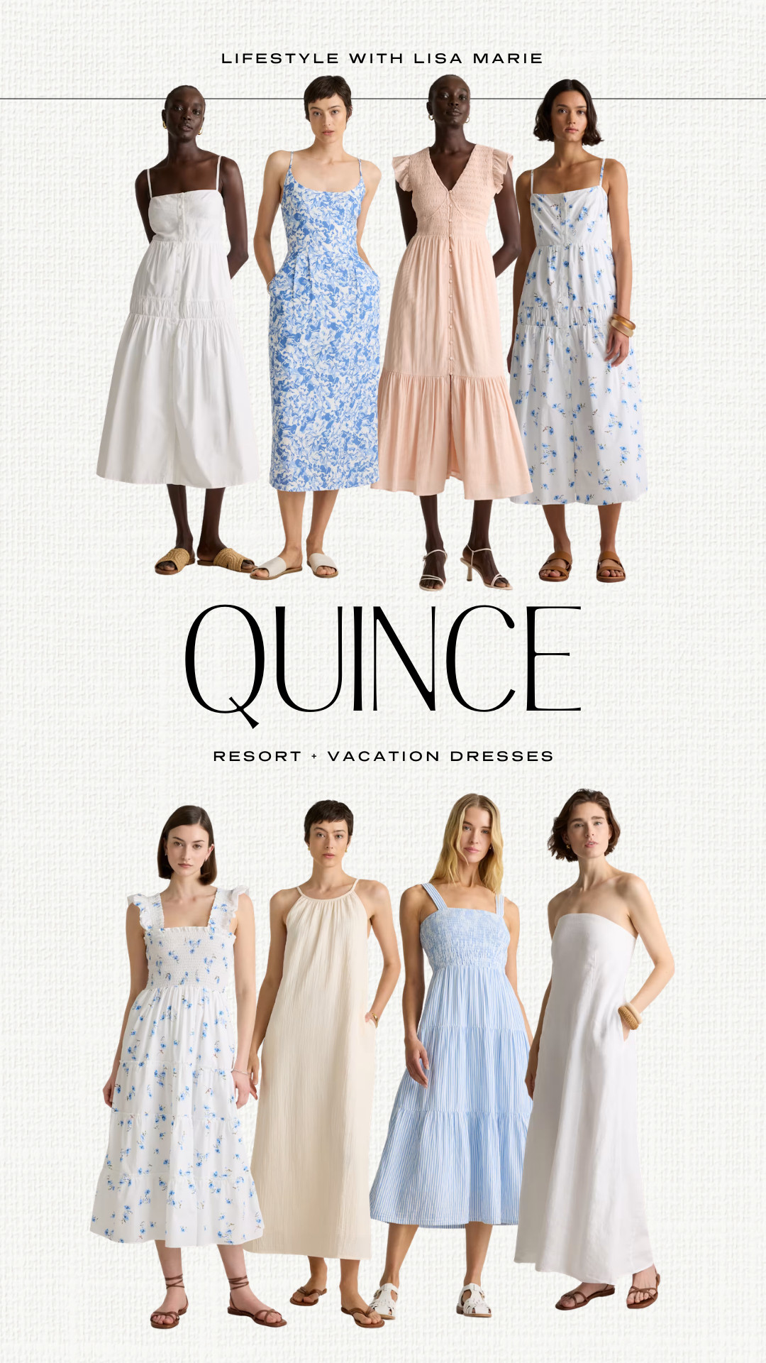 Quince new arrivals. Quince dresses. Resort wear. Vacation wear. Resort dresses. Vacation dresses. Cruise outfits. Spring dresses. Elevated casual outfits. Floral dresses. Pastel dresses. Linen dresses. Summer dresses.  

 #LTKootd #LTKSeasonal #LTKPetite