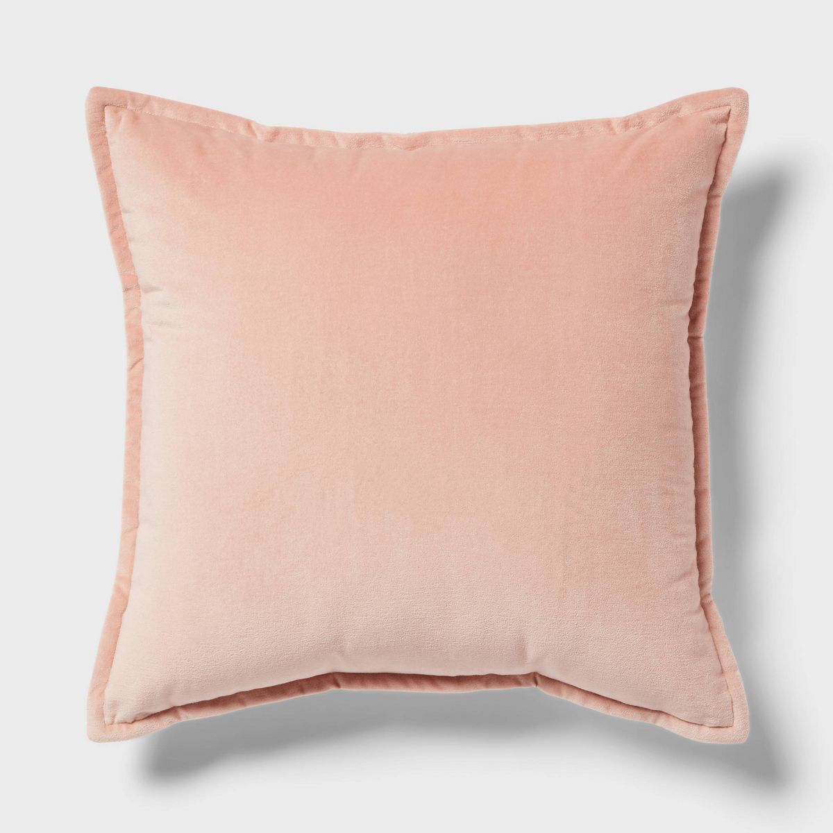 Trad Cotton Velvet with Linen Reverse Oblong Dec Pillow Light Terracotta - Threshold™ | Target