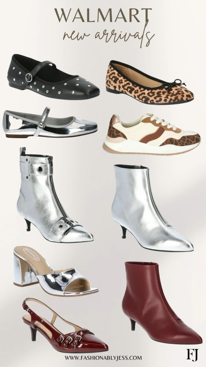 Walmarts new shoe arrivals for any occasion ✨ these metallic boots would be great for an Eras tour outfit! 

#LTKStyleTip #LTKFindsUnder50 #LTKOver40