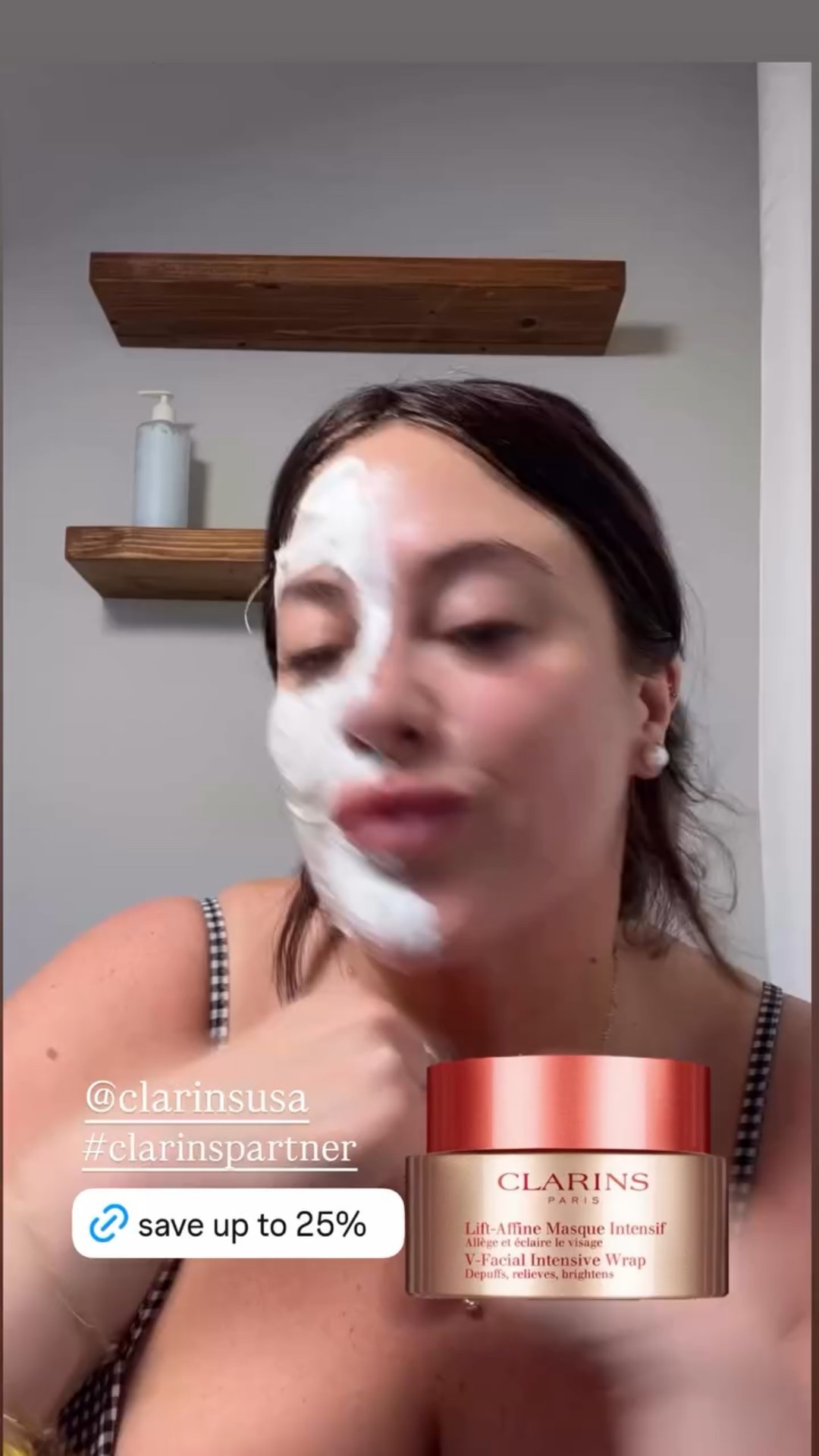 @clarinsusa  #clarinspartner Friends & Family Sale starts tomorrow but we have early access to the sale starting today!  This depuffing mask is another one of our favorites, and one of our top picks. All of our favorites are included. Sharing here why we love this. 
Buy one item - save 15%
Buy two items - save 20%
Buy three or more items - save 25%! 

#LTKSaleAlert #LTKBeauty