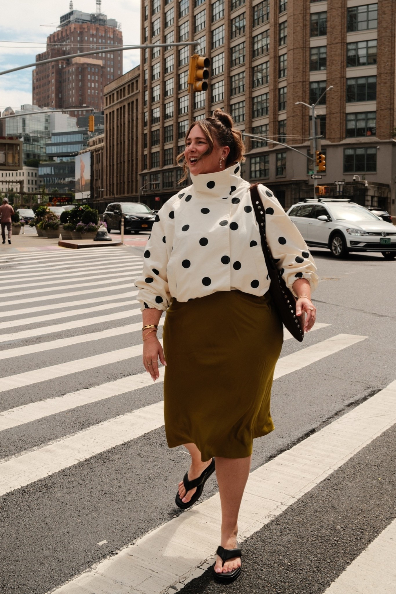Jacket: XL
Skirt: linking similar 
Shoes: TTS (and very comfy!)

#LTKootd #LTKSaleAlert #LTKMidsize