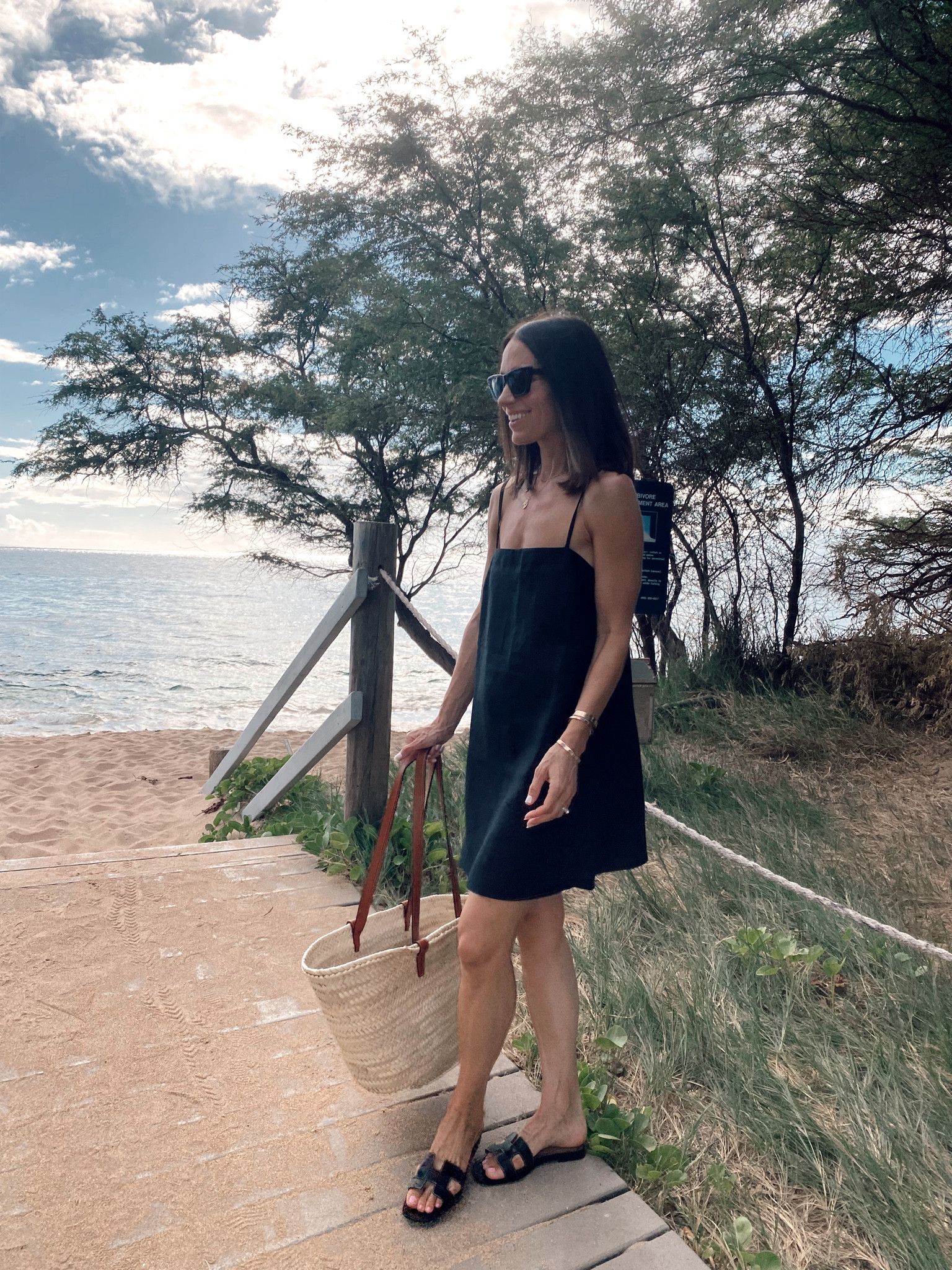Black linen dress for summer- so easy to throw on and go and great for traveling. Runs true to size. 

#LTKstyletip