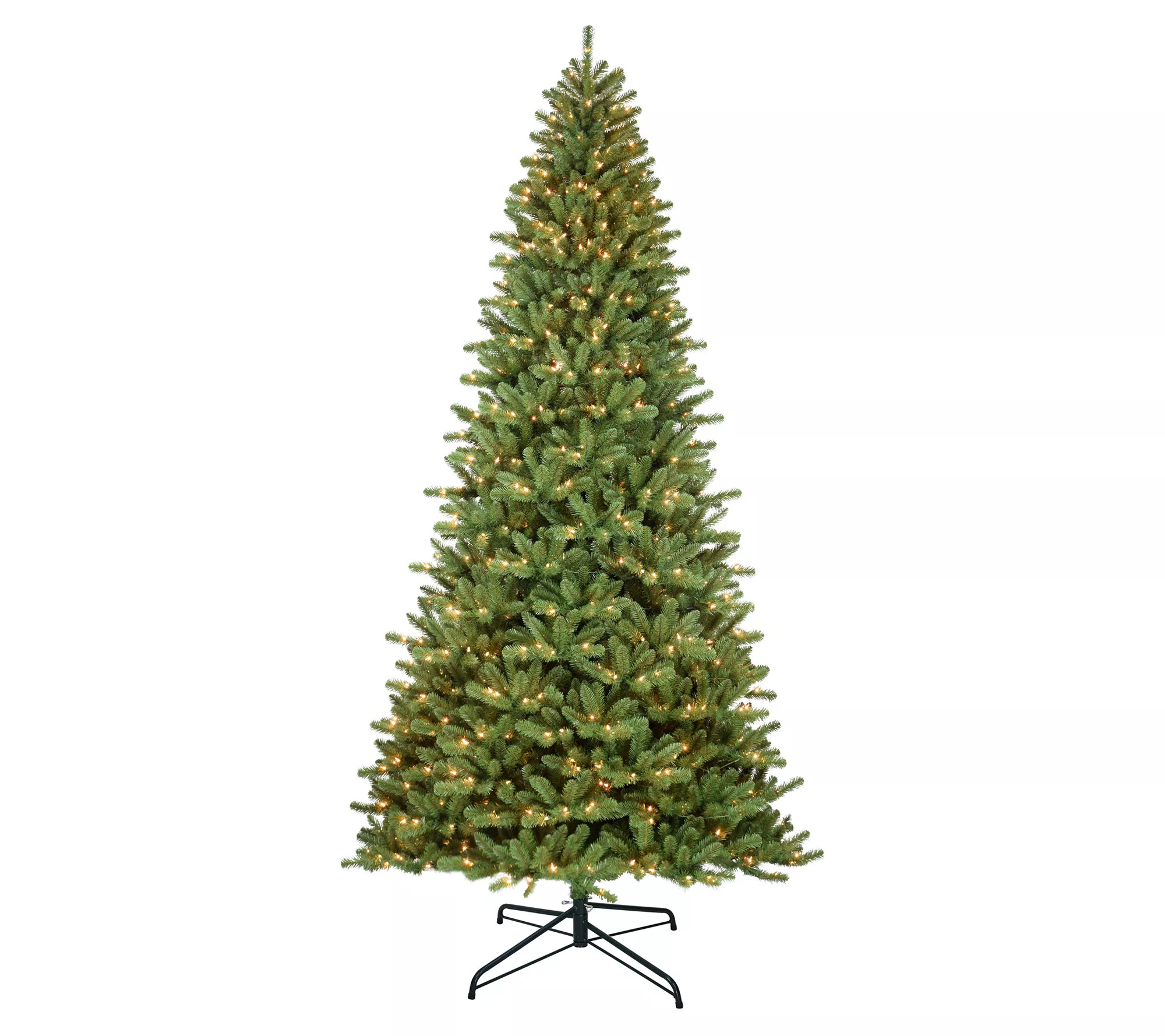 Puleo Pre-Lit 12' Berkshire Fir Christmas Tree - QVC.com | QVC