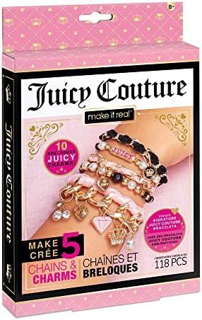 Make It Real – Juicy Couture Crystal Sunshine Bracelets - DIY Charm Bracelet Kit for Teen Girls - Je | Amazon (US)