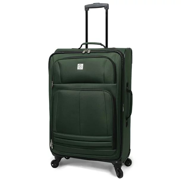 Protege 28" Checked Elliptic 4-wheel Spinner Luggage, Green (Walmart Exclusive) - Walmart.com | Walmart (US)