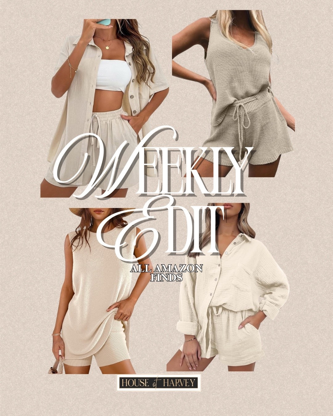 WEEKLY EDIT—this week it’s all about choosing pieces that move easily through summer travel—airport mornings, city walks, coffee stops, and dinners out. Comfortable silhouettes, effortless layers, and versatile staples make getting dressed feel elevated without overthinking. I found some amazing pieces all from Amazon that are under $100 and embody this style vibe. These casual sets are so chic! All linked ⬆️

#ltkcreator #ltkfinds #ltkwatchnow #amazon #amazonfinds #summer #summeroutfits #summerfashion #linen

#LTKgrwm #LTKootd #LTKSeasonal