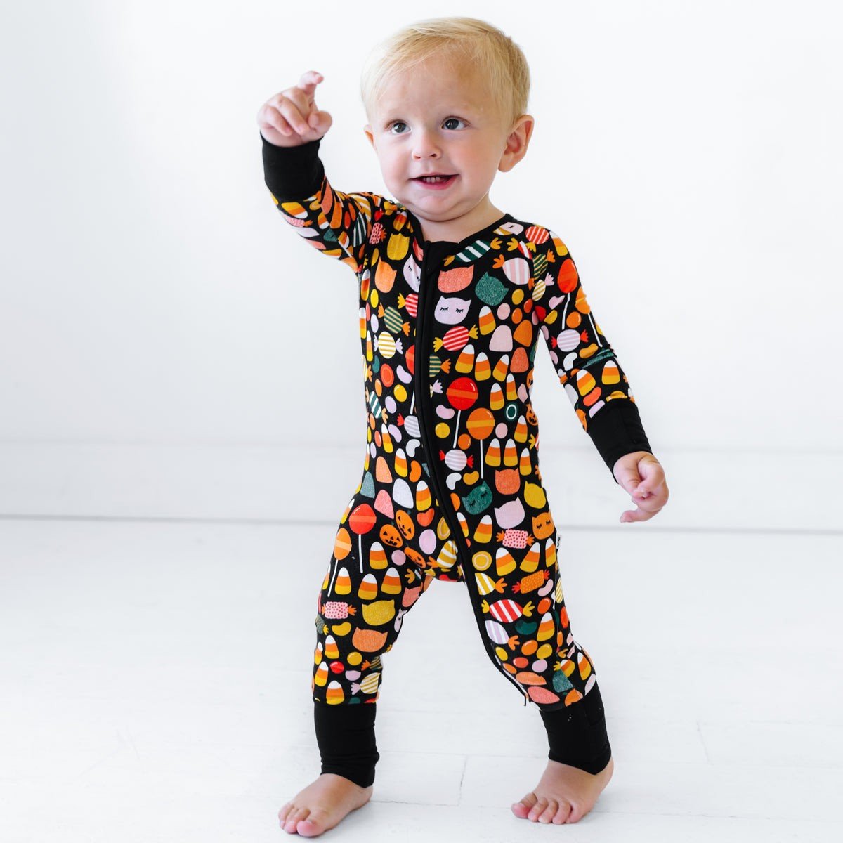 Spooky Sweets Bamboo Viscose Zippy | Little Sleepies