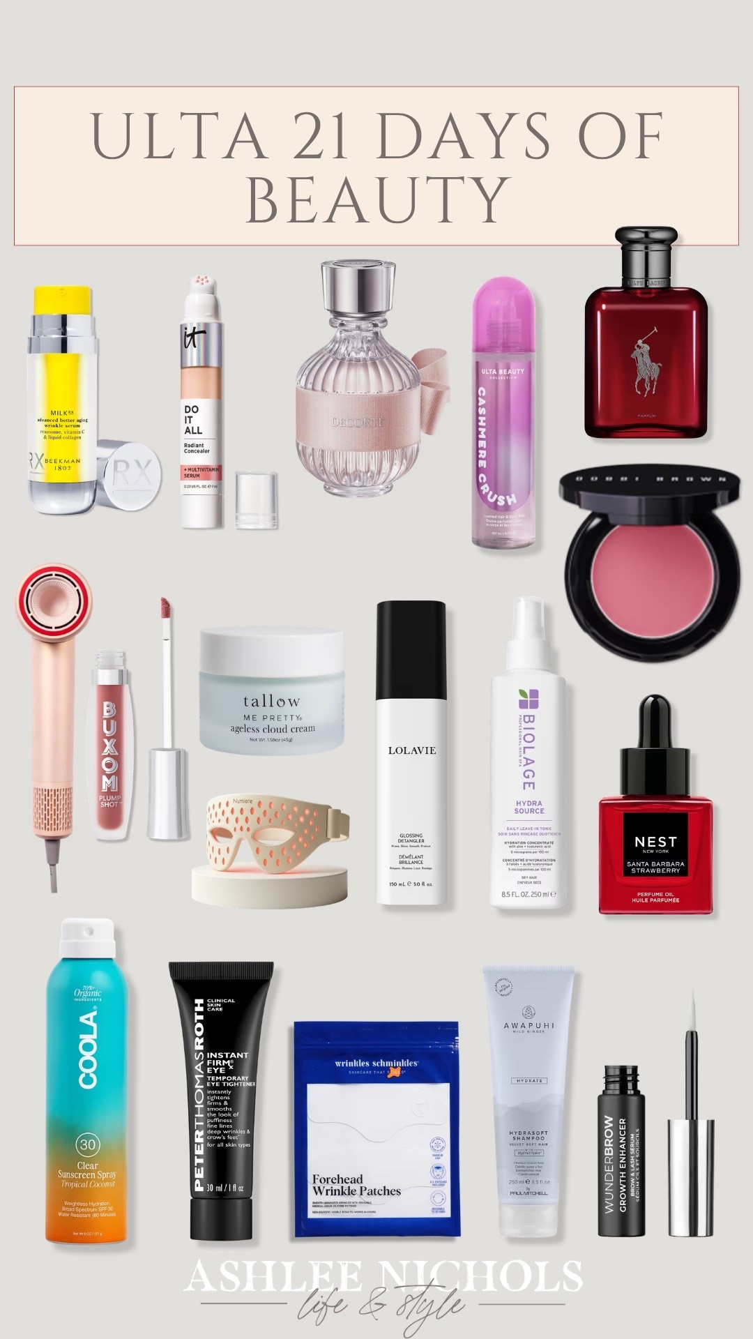 Ulta 21 days of beauty! 50% off today only!

#LTKselfcare #LTKBeauty #LTKSaleAlert