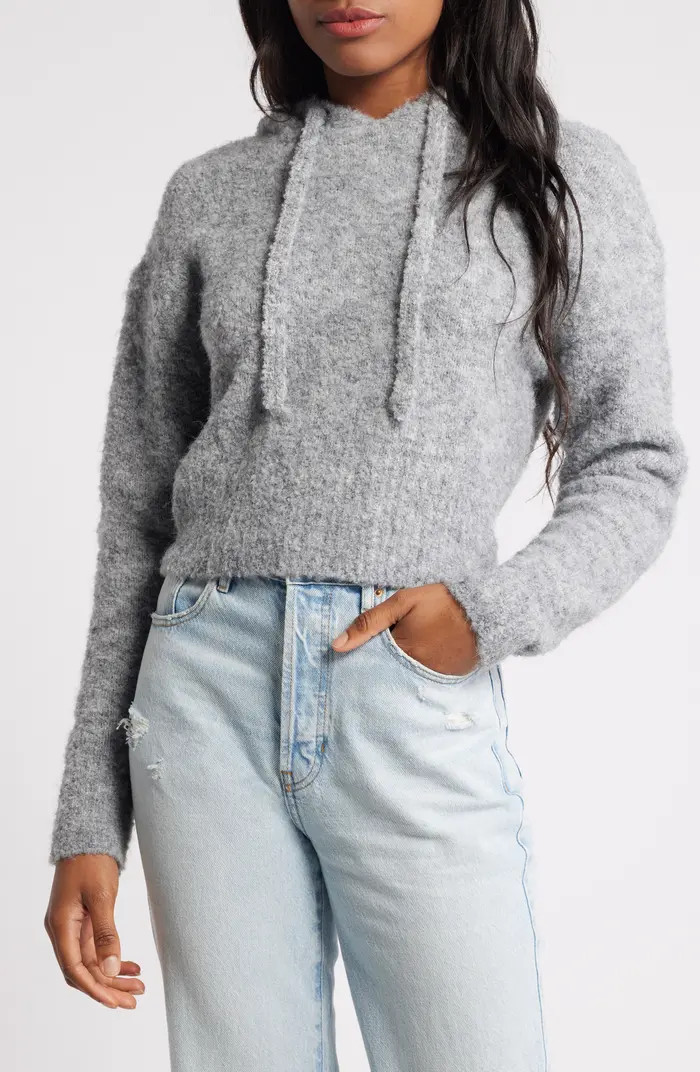 All in Favor Hooded Crop Sweater | Nordstrom | Nordstrom