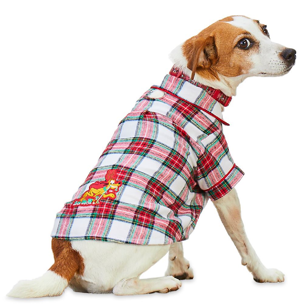Pluto Holiday Plaid Nightshirt for Dogs | Disney Store