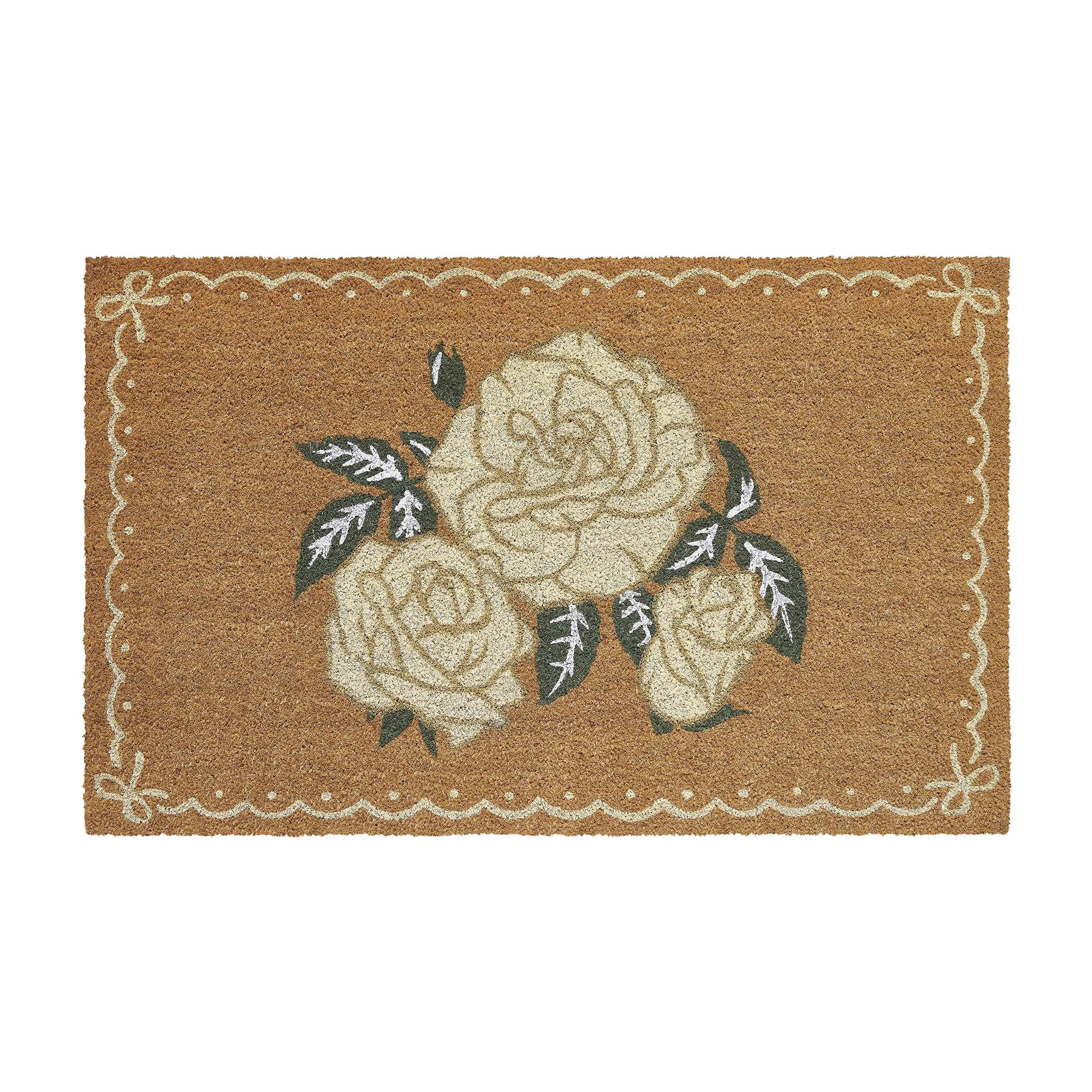 My Texas House Multi Dainty Rose Outdoor Coir Mat, 30" x 48" | Walmart (US)