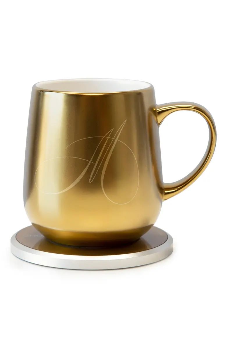 OHOM Ui Monogram Golden Mug & Warmer Set | Nordstrom | Nordstrom
