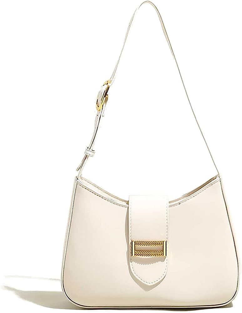 Sanxiner Classic Shoulder Bag,Retro Small Purse,Tote Bag for Women with Zipper Closure | Amazon (US)