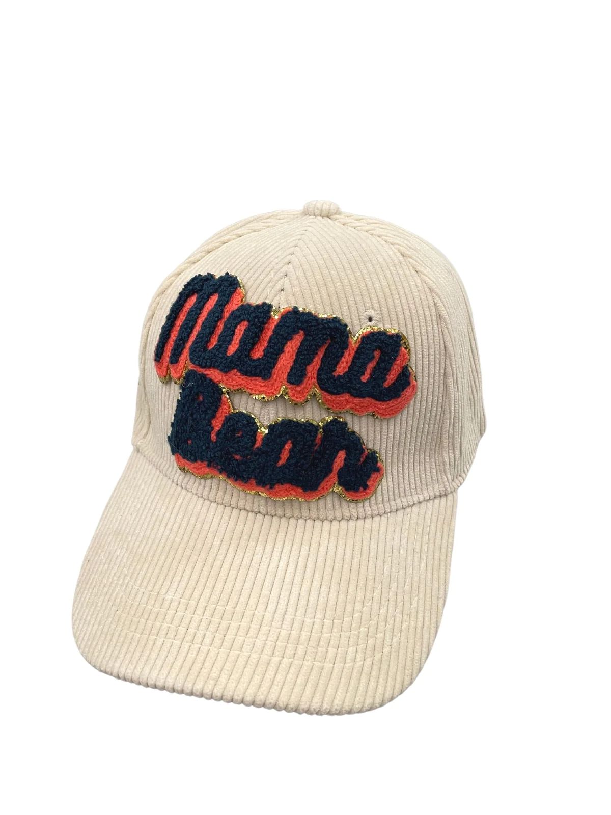 MAMA BEAR CORDUROY PATCH HAT | Judith March