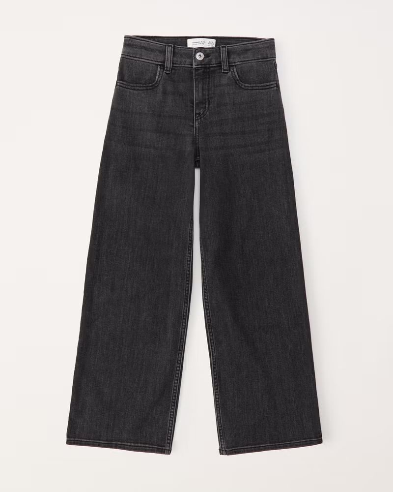 high rise wide leg jeans | Abercrombie & Fitch (US)