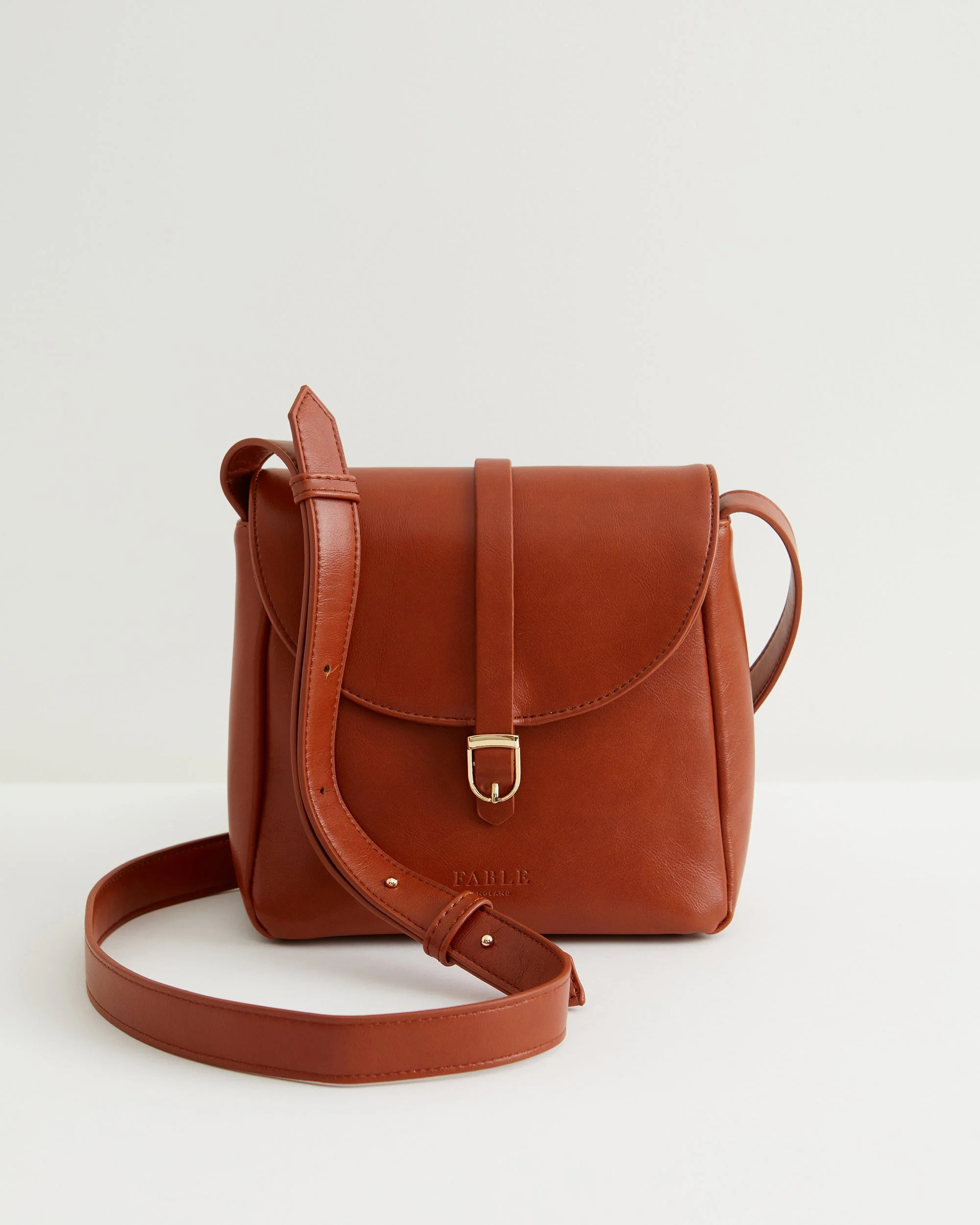 Tan Buckle Bag | Fable England