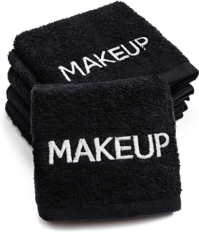 Kaufman – 100% Cotton Makeup Remover Face Towel 6-Pack – 13in x 13in – Reusable Facial Clea... | Amazon (US)