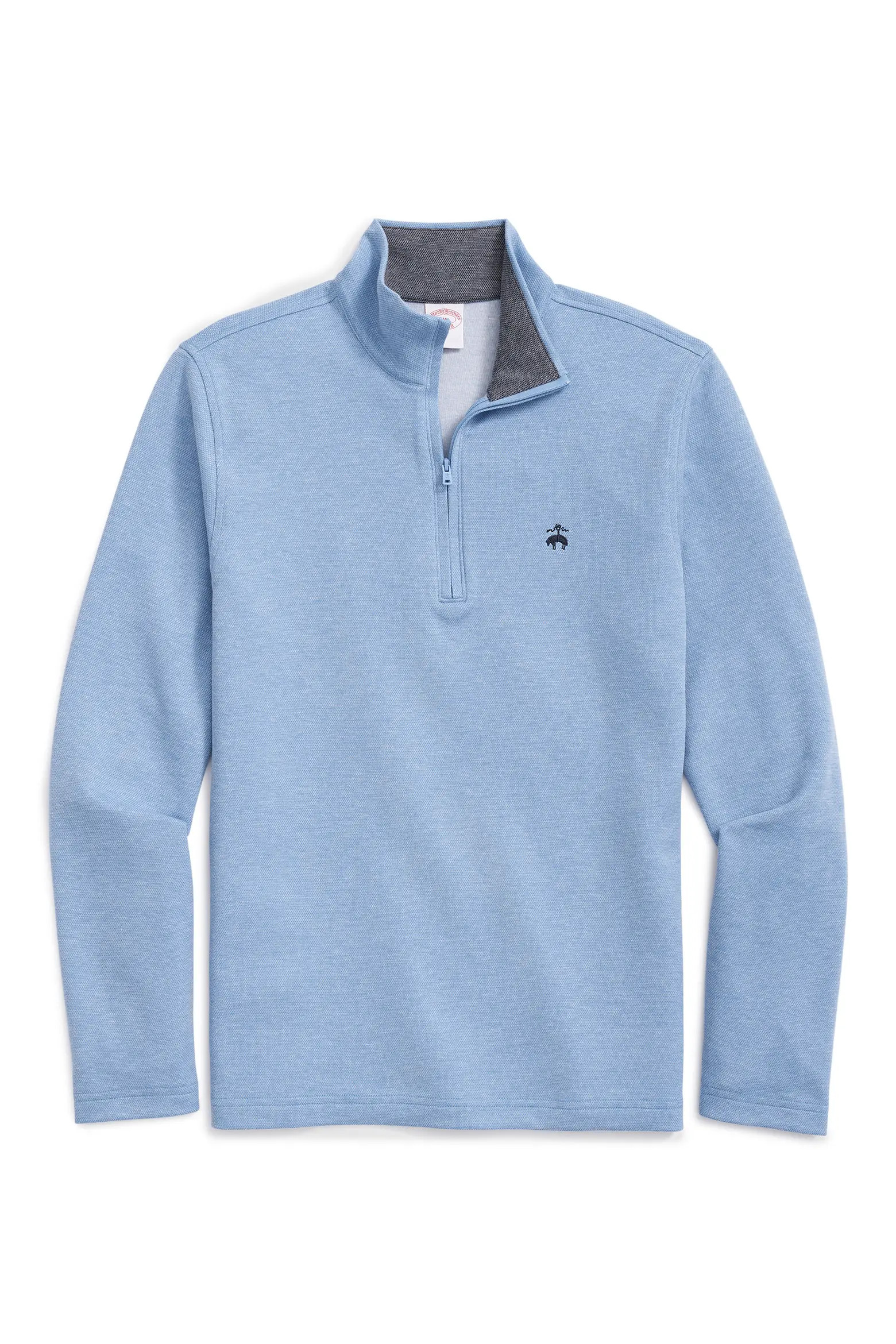 Heathered Piqué Half Zip Pullover (Men) | Nordstrom | Nordstrom