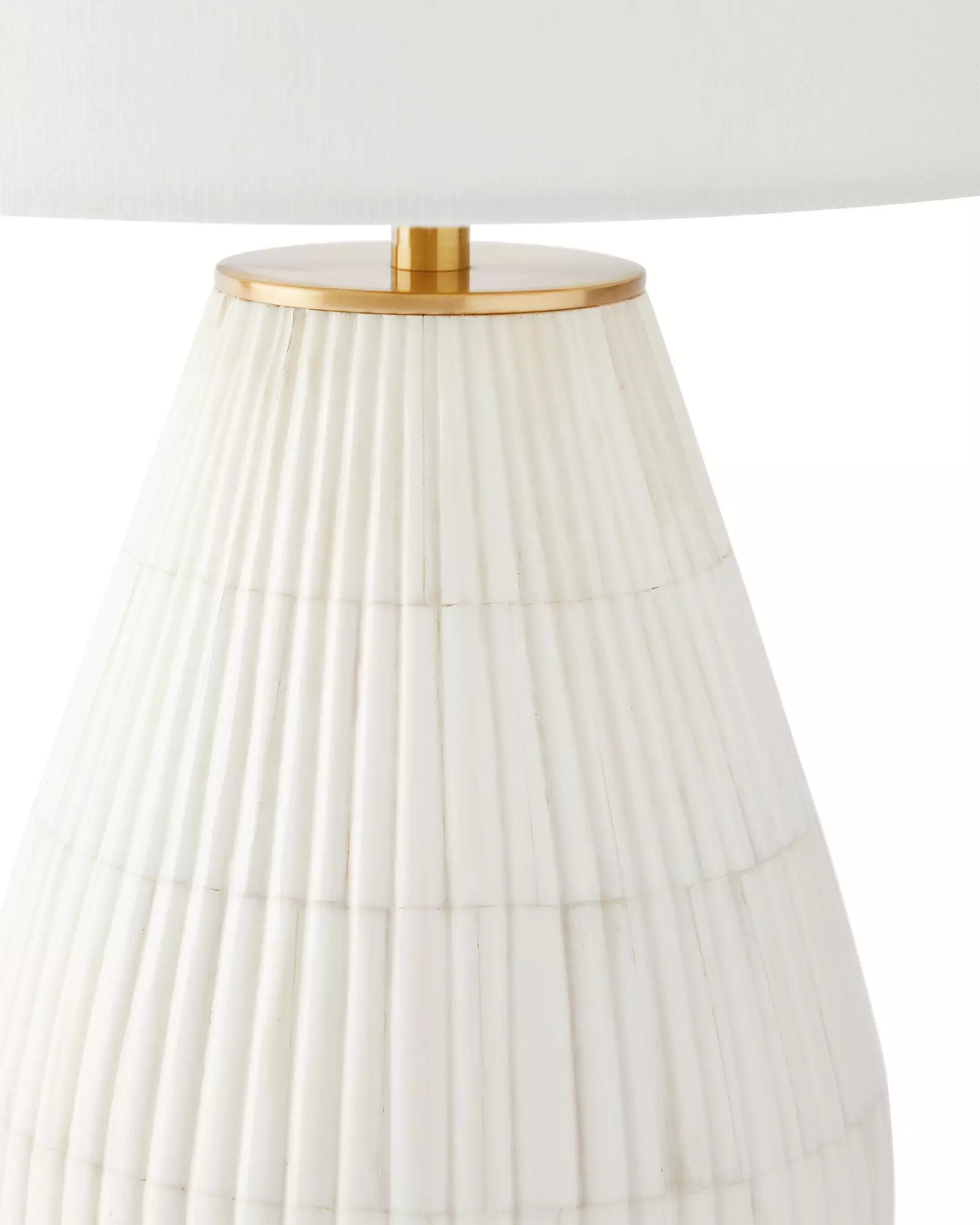Irving Bone Inlay Petite Table Lamp | Serena and Lily