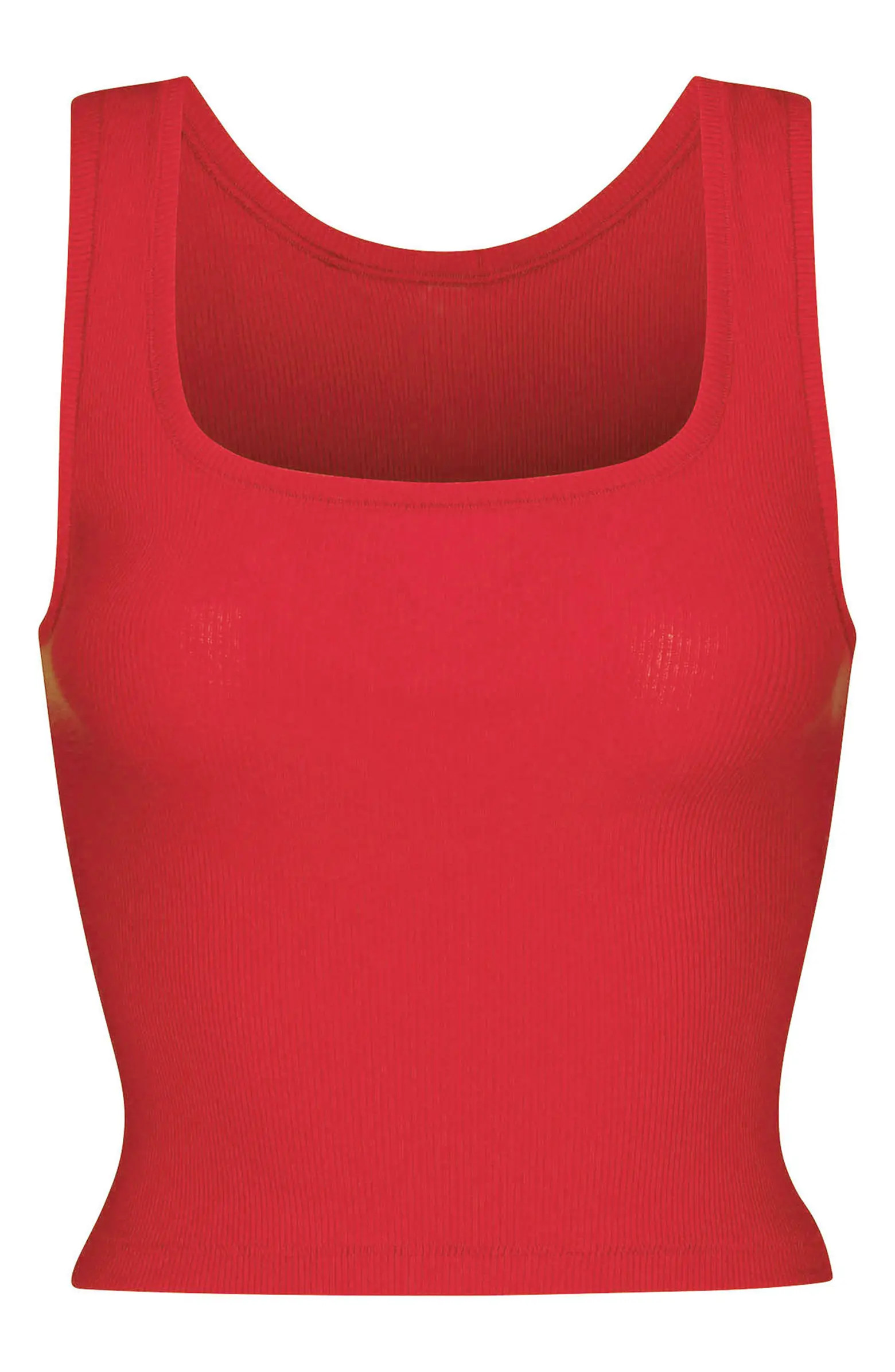 Stretch Cotton Rib Tank | Nordstrom