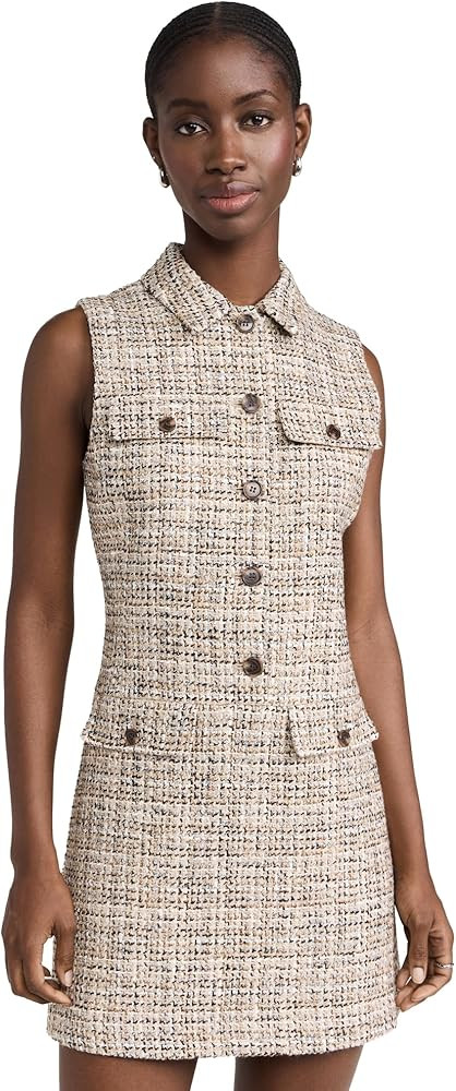 Theory Women's Sleeveless Military Mini Dress | Amazon (US)