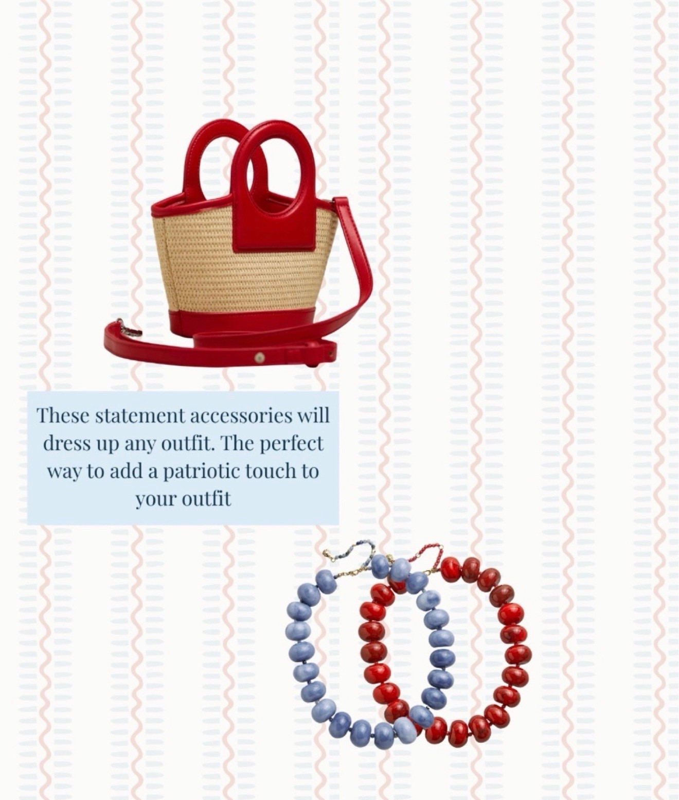 These accessories are perfect for this summer and for giving a patriotic touch to your outfit!

#LTKootd #LTKSeasonal #LTKgrwm