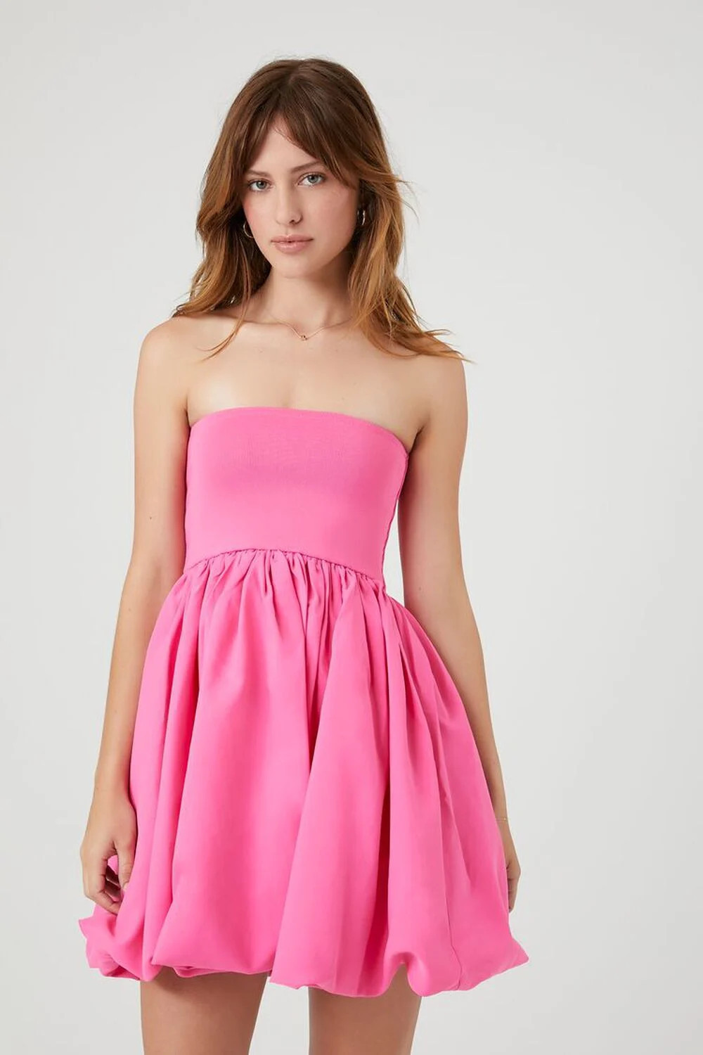 Babydoll Strapless Mini Dress | Forever 21 (US)