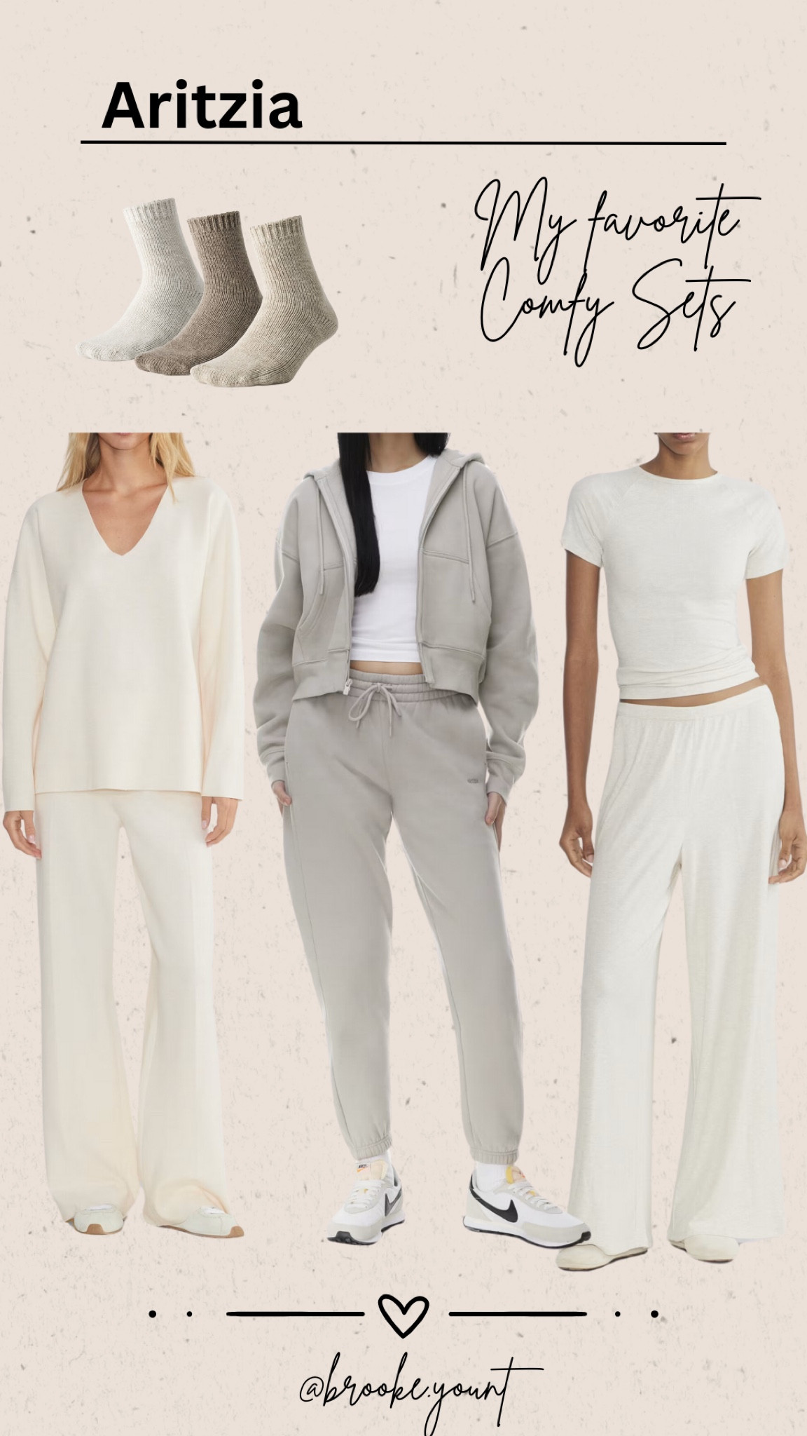 My favorite cozy sets from Aritzia! These are all items that I would be adding to my cart while they are  20% off during the Aritzia Black Friday Sale. Perfect for everyday, a cabin trip, or working from home 😉 

#LTKCyberWeek #LTKGiftGuide #LTKStyleTip