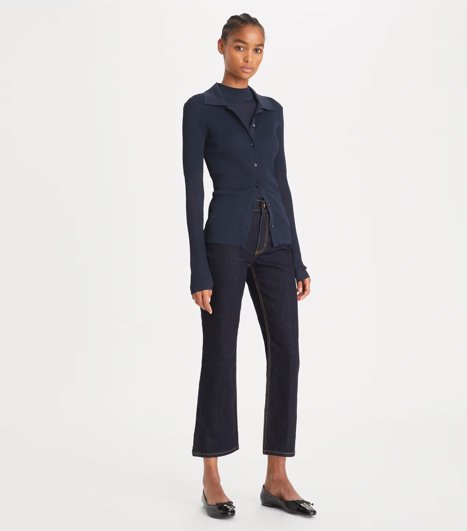 Cropped Flare Jeans: Women's Designer Bottoms | Tory Burch | Tory Burch (US)