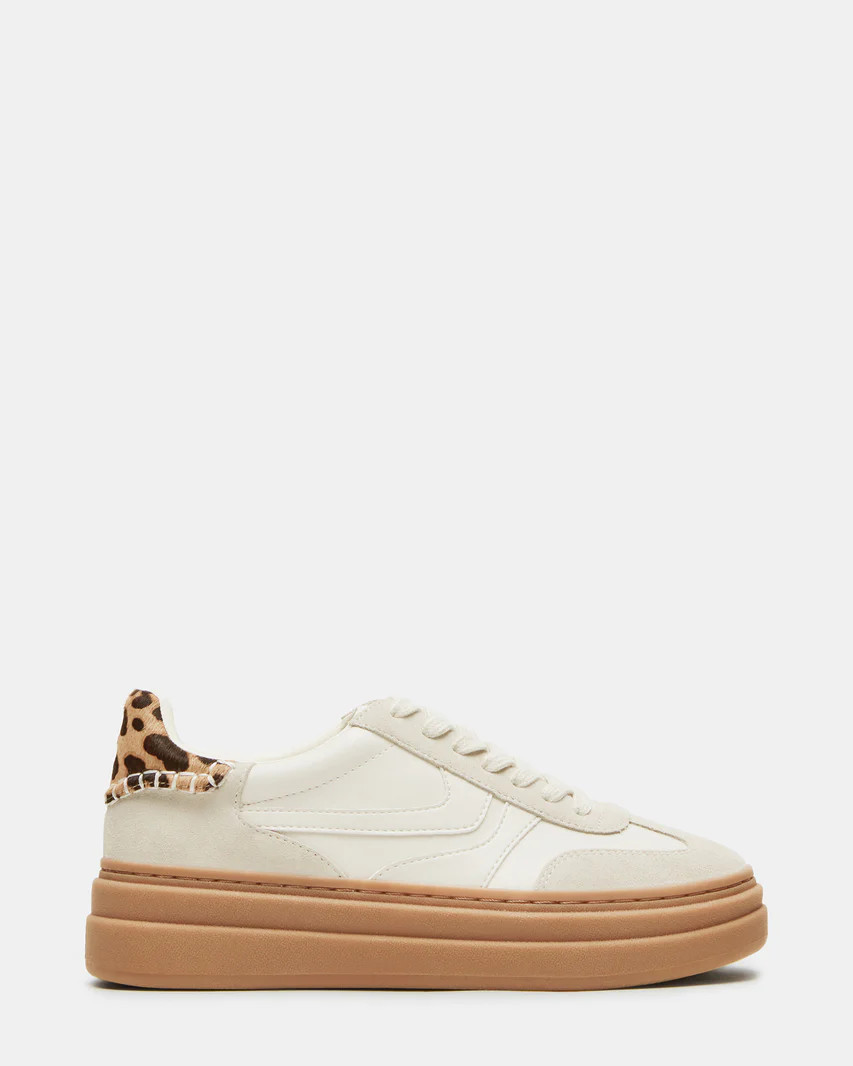 DODGE Bone Multi Low-Top Platform Sneaker | Women's Sneakers | Steve Madden (US)