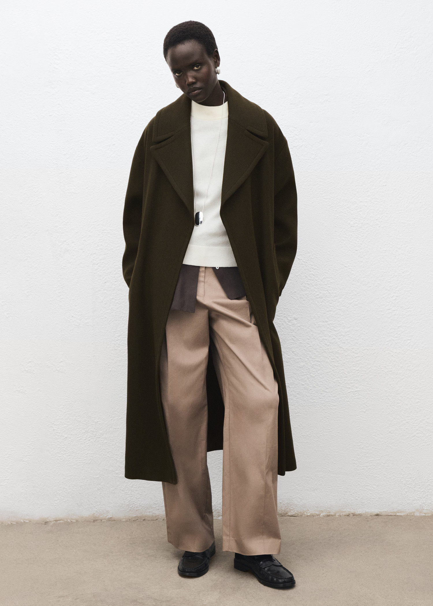 Virgin wool coat with belt - Women | MANGO USA | Mango (US/MX/AU)