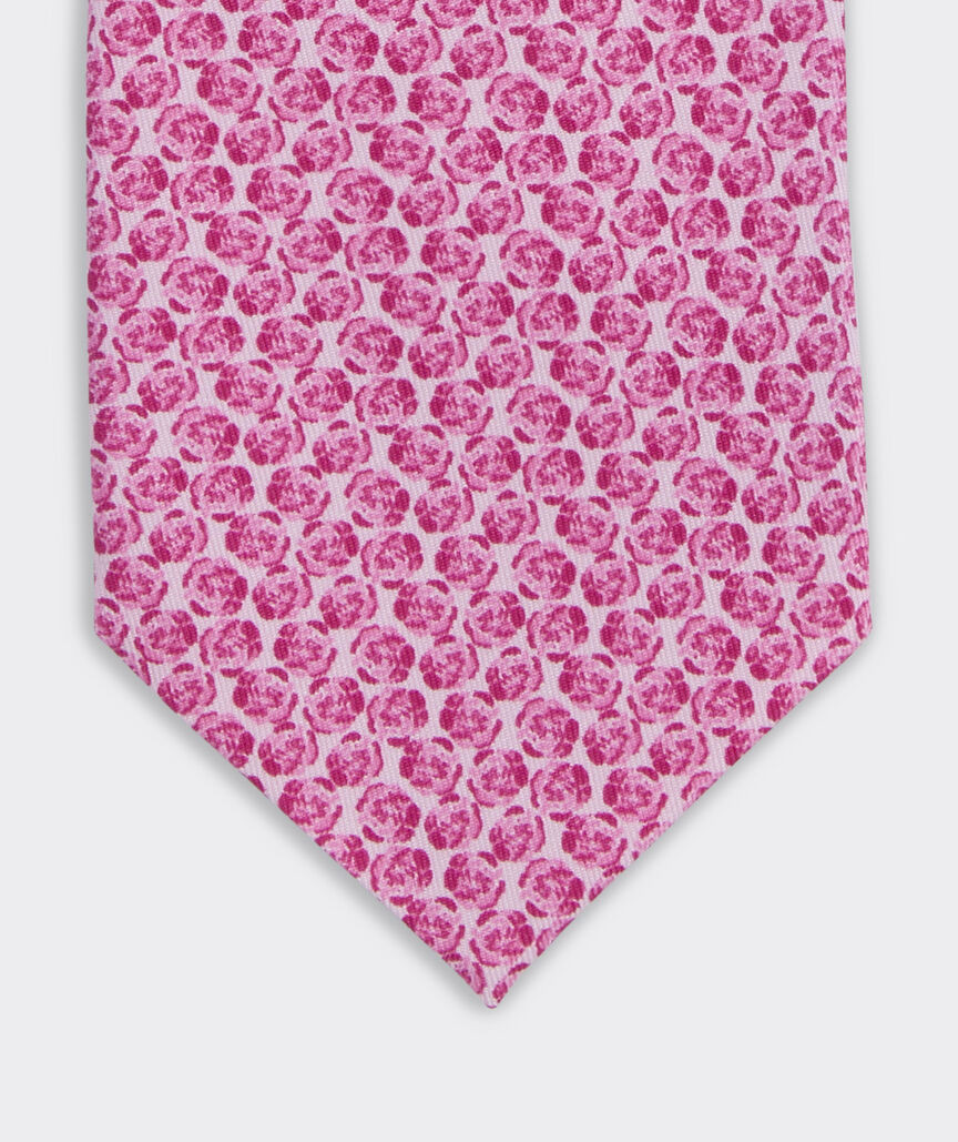 Kentucky Derby Painted Roses Silk Tie | vineyard vines