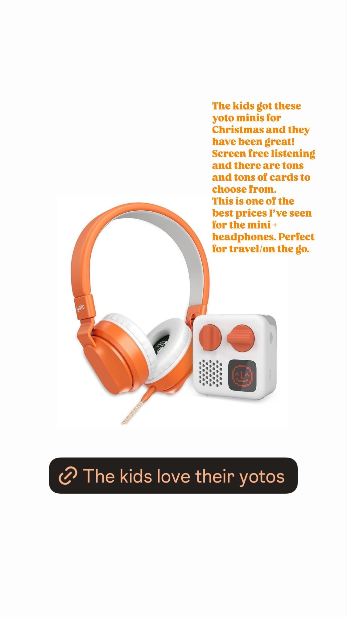 Kids screen free entertainment. Yoto player sale. Kids yoto. 
Kid activities. 

#LTKKids #LTKFamily #LTKFindsUnder100