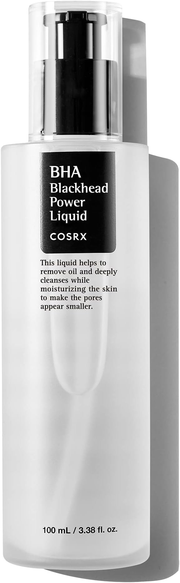 COSRX Niacinamide 2% + BHA 4% Blackhead Exfoliant Toner 3.38 fl.oz / 100ml, Korean Toner, Pore Mi... | Amazon (US)