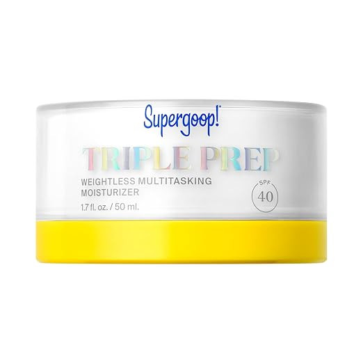 Supergoop! Triple Prep Weightless Multitasking Moisturizer SPF 40 Face Sunscreen - 1.7 fl oz - Hy... | Amazon (US)