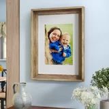 Rustic Reclaimed Barn Wood Open Picture Frame | Wayfair North America