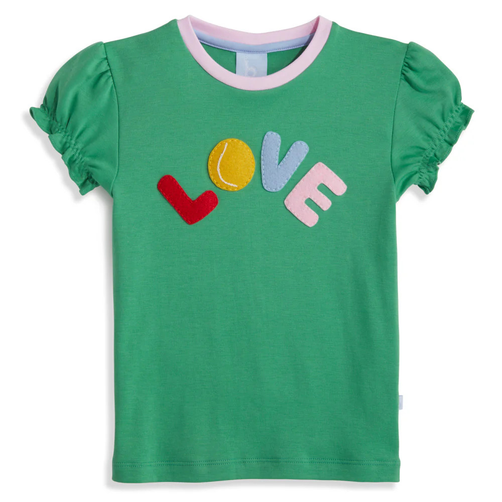 Puff Sleeve Applique Pima Tee | bella bliss 