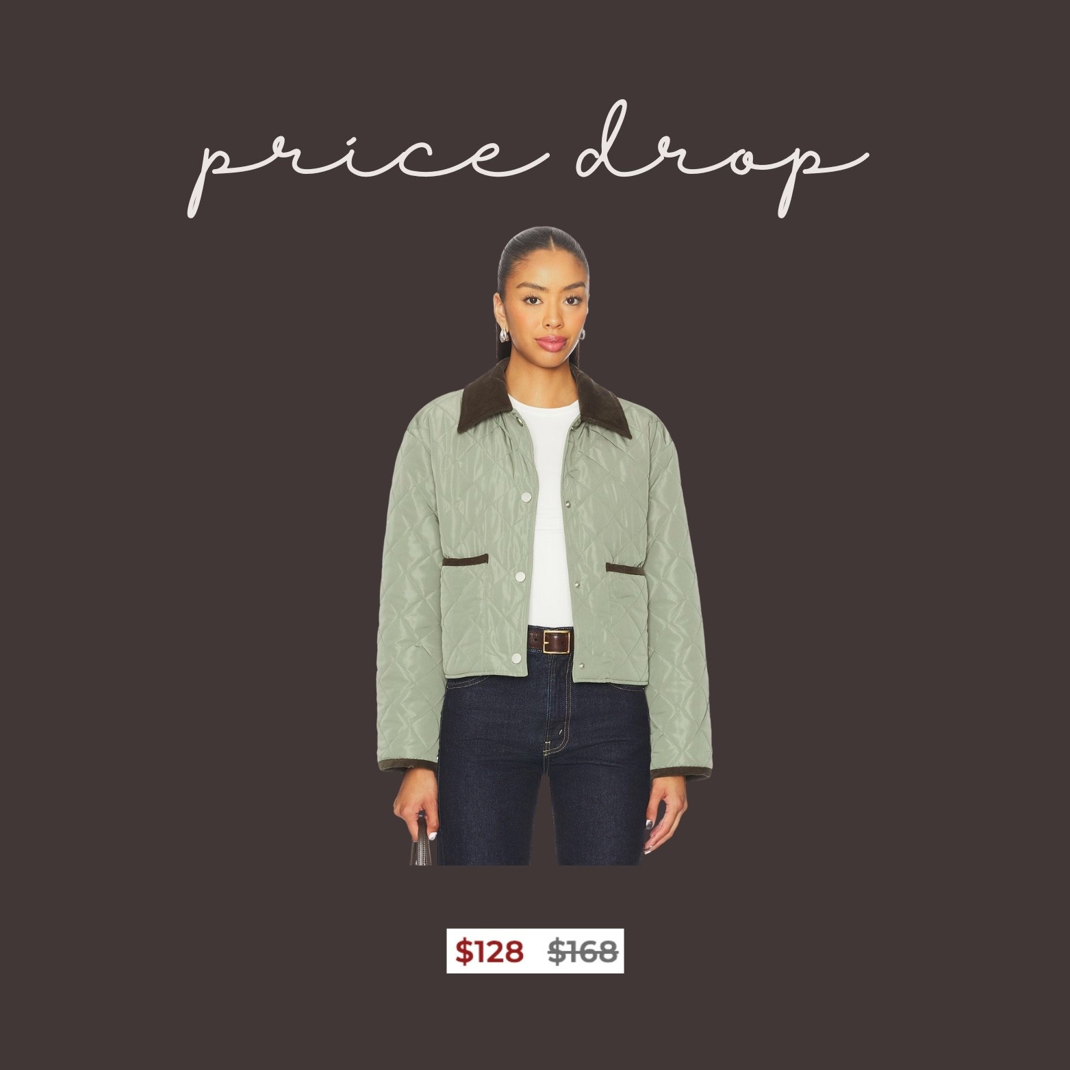 price drop! green jacket 

#LTKHoliday #LTKWorkwear #LTKGiftGuide