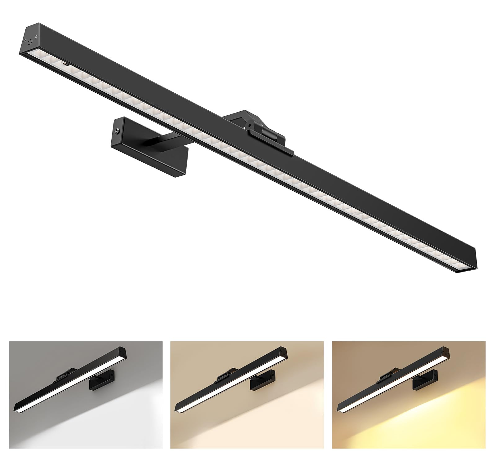 Picture Lights for Wall, Battery Operated Picture Light 24in Gallery Light for Paintings CCT Dimm... | Amazon (US)