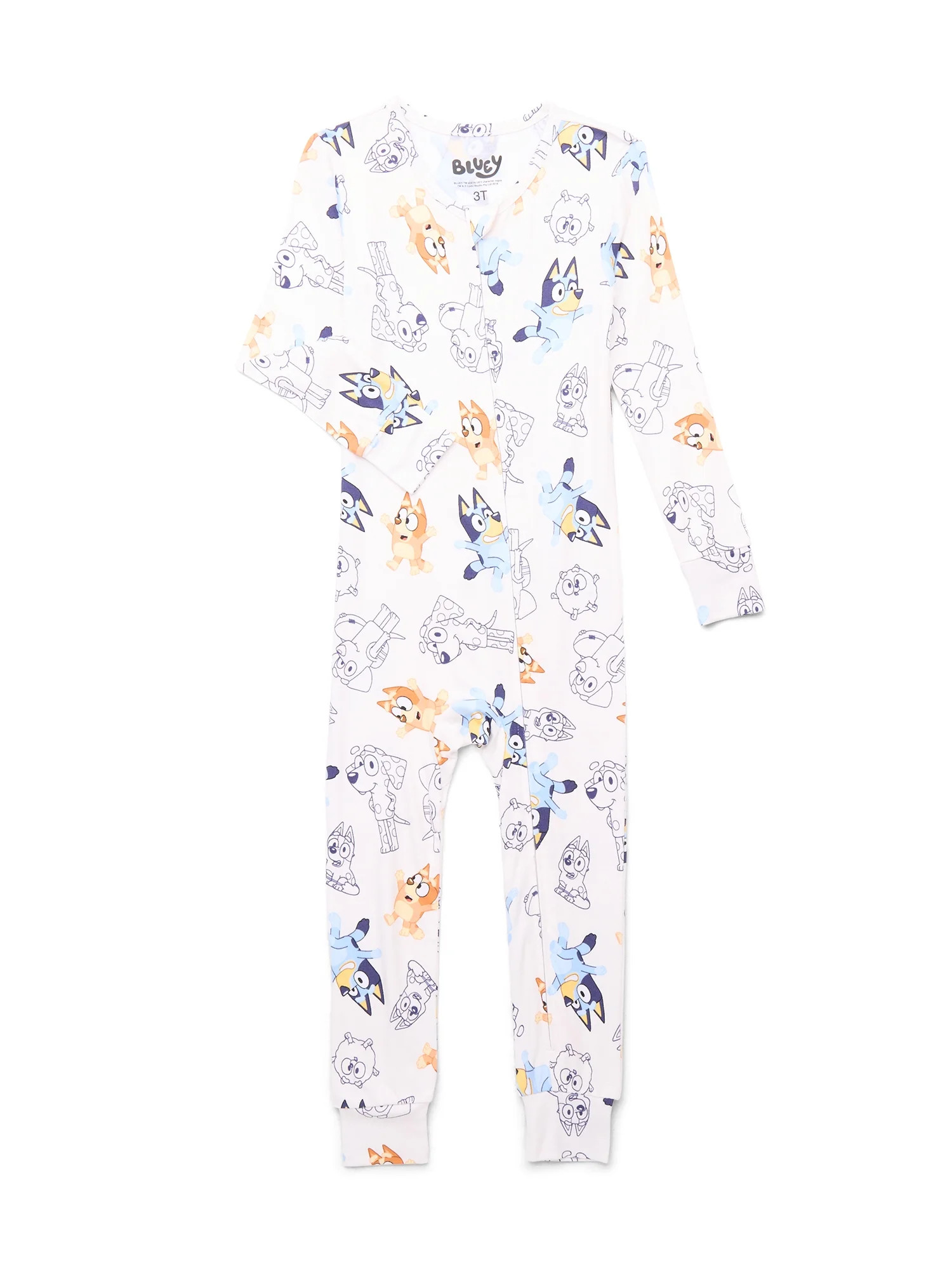 Bluey Baby and Toddlers' One-Piece Sleeper, Sizes 12M-5T | Walmart (US)