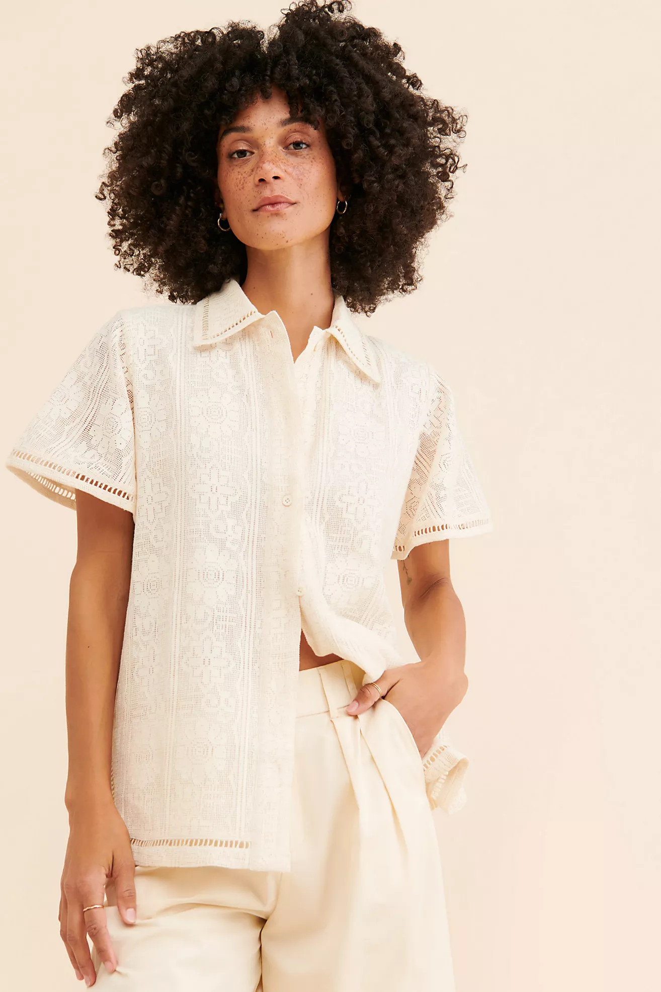Rue Stiic Mara Buttondown Shirt | Free People (Global - UK&FR Excluded)