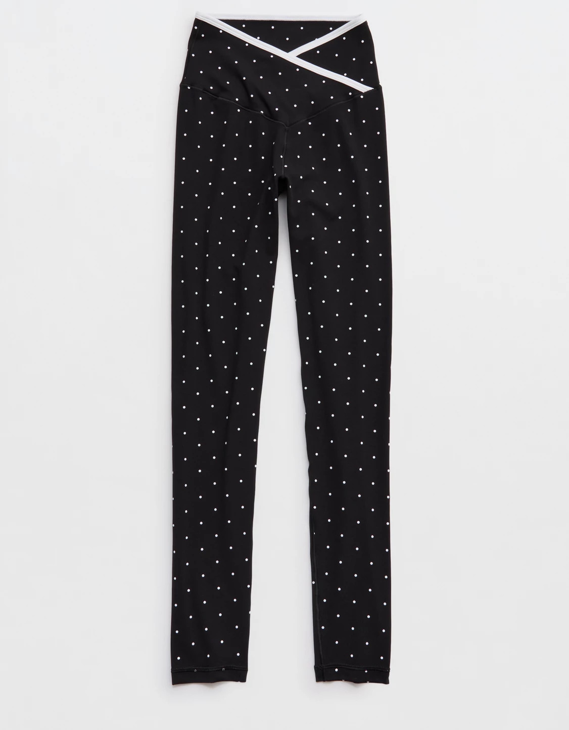 OFFLINE By Aerie Real Me Tipped High Waisted Crossover Legging | American Eagle Outfitters (US & CA)