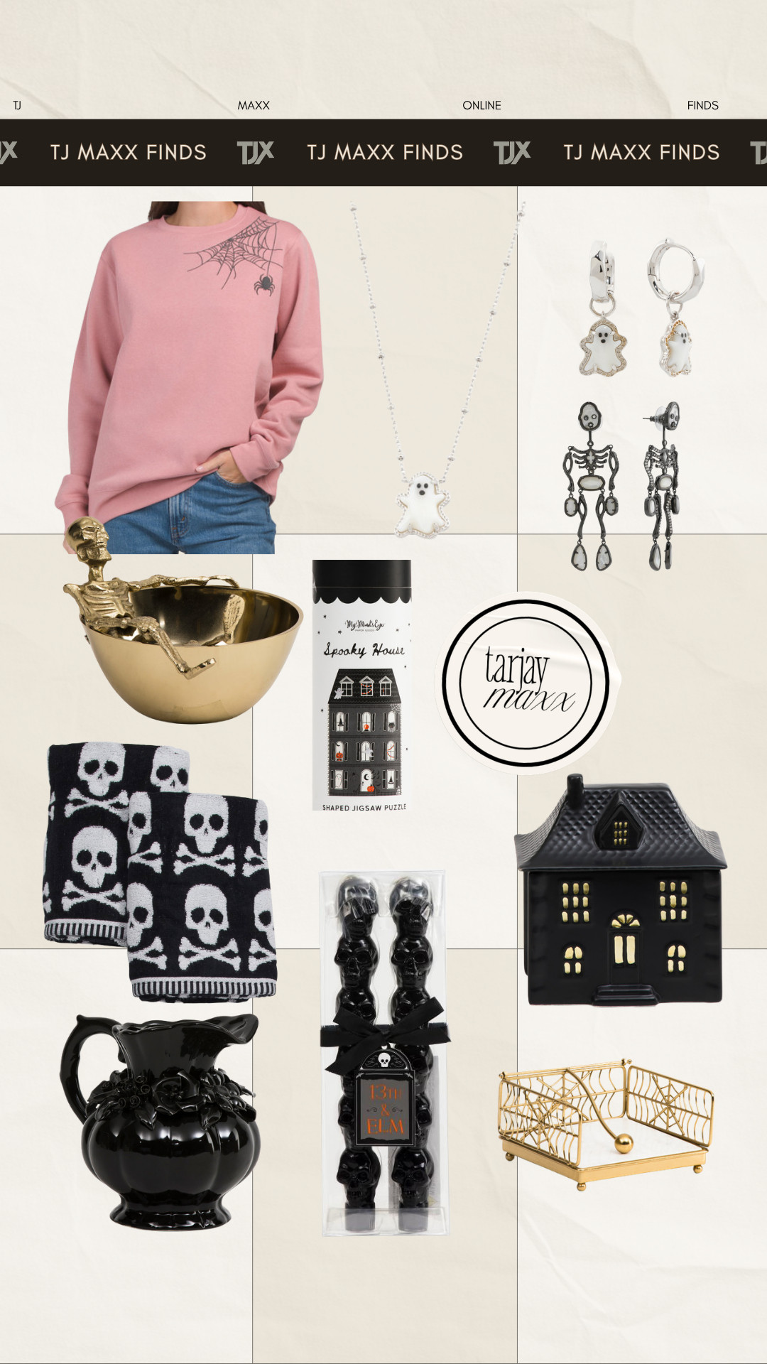 TJ Maxx is officially in Halloween mode 🎃🖤 So many new spooky-season finds just hit online - from home decor to clothing and all the fun little extras that make it feel like fall.

wedding guest dress summer plus size, fall outfits women, teacher outfits, country concert outfits, date night outfits, back to school outfits teen, concert outfit ideas, business casual workwear, fall wedding guest dresses, work outfits
 

 #LTKSeasonal #LTKHome