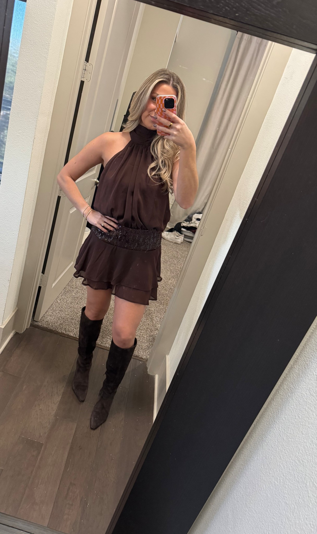 NYE outfit 🤎