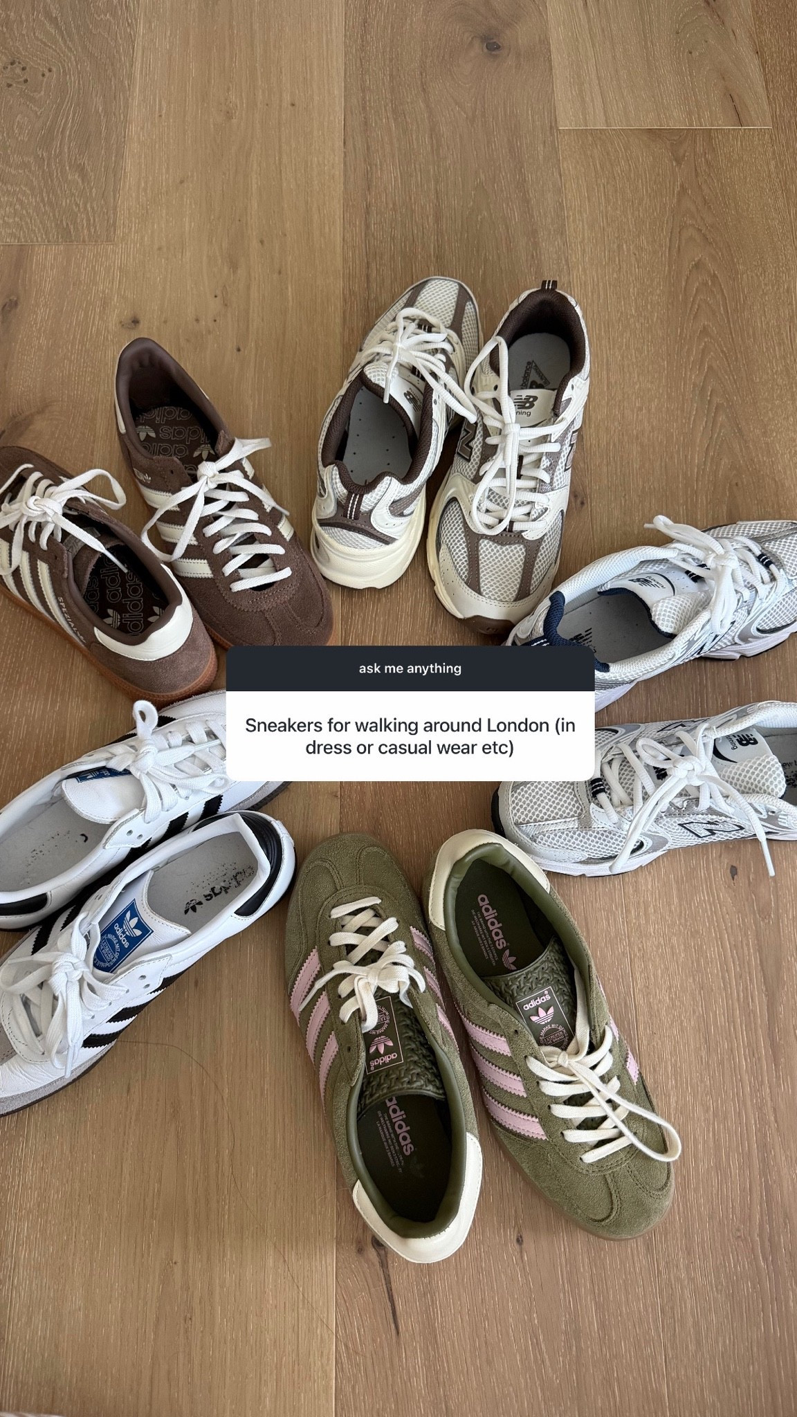 sneaker recommendations for walking around London/heavy walking days in general — I am an adidas and new balance girl to my core! My favorite and most comfortable sneakers 👟🤍✨

#LTKTravel #LTKootd #LTKActive
