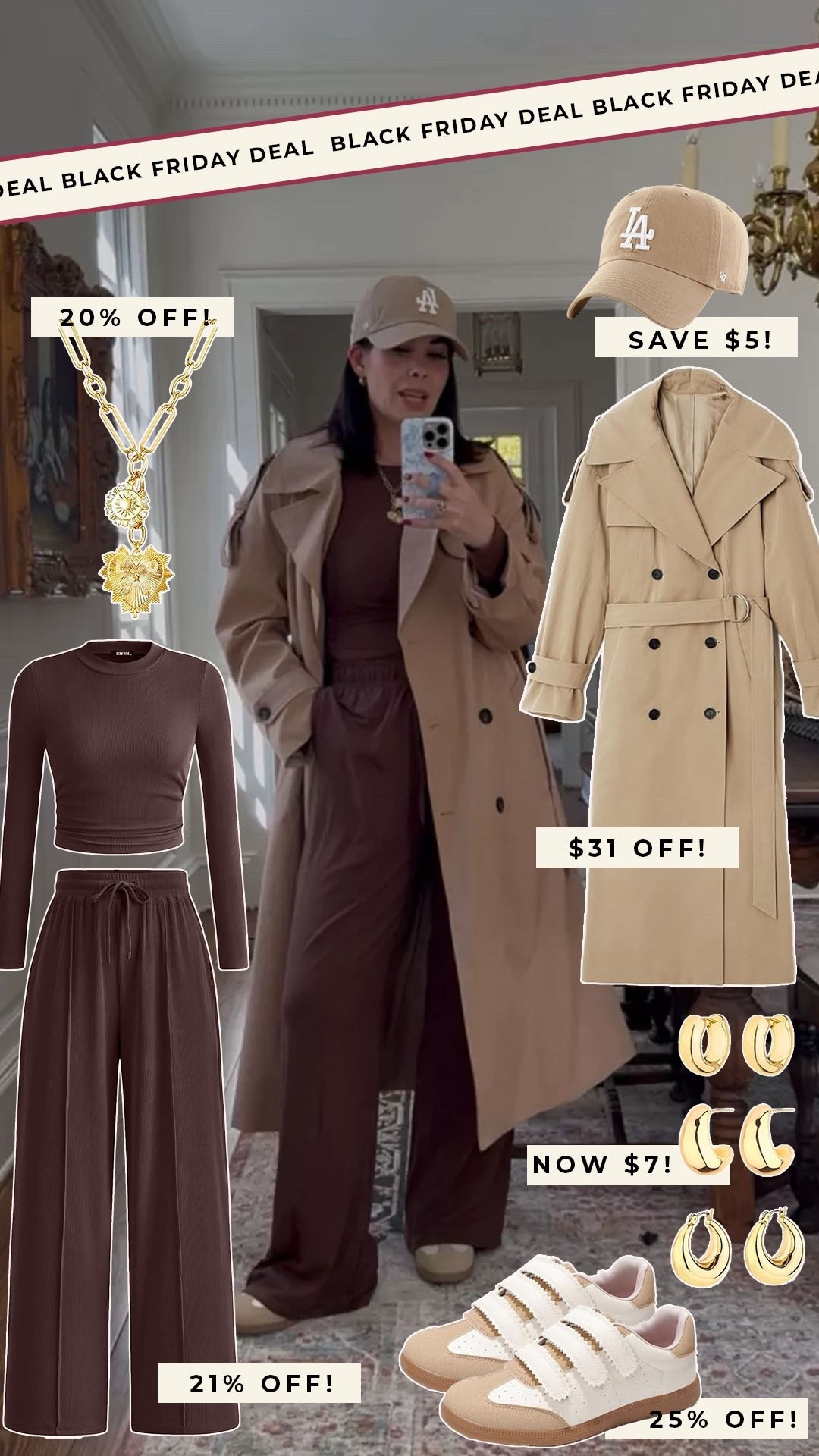 This whole outfit is on sale for Black Friday! 

#blackfriday

Black Friday deals. Amazon fashion. Amazon Black Friday deals. Amazon fashion deals. Amazon matching set  

#LTKCyberWeek #LTKSeasonal #LTKFindsUnder50